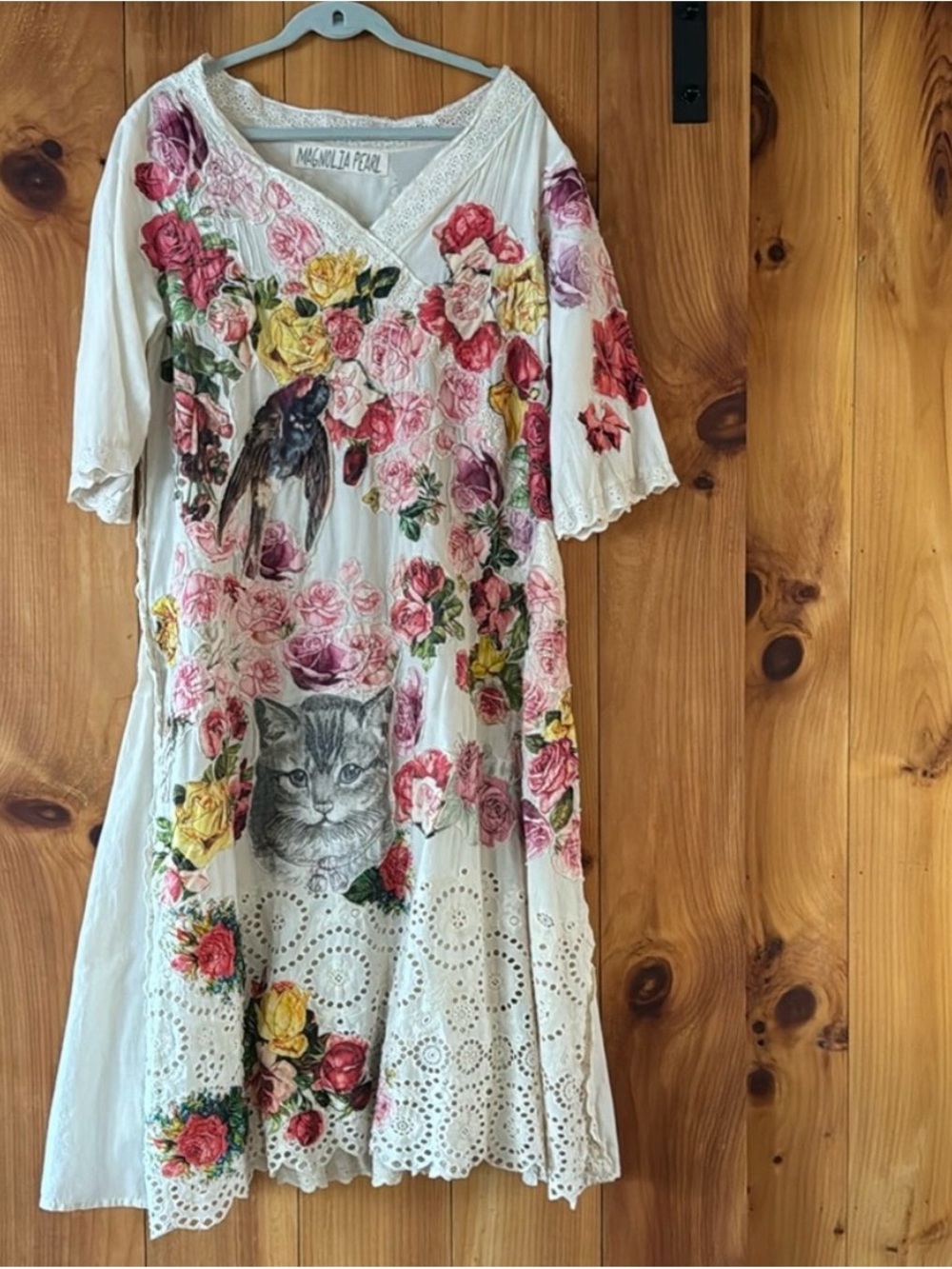 Magnolia Pearl Matte Belle Appliqué Dress